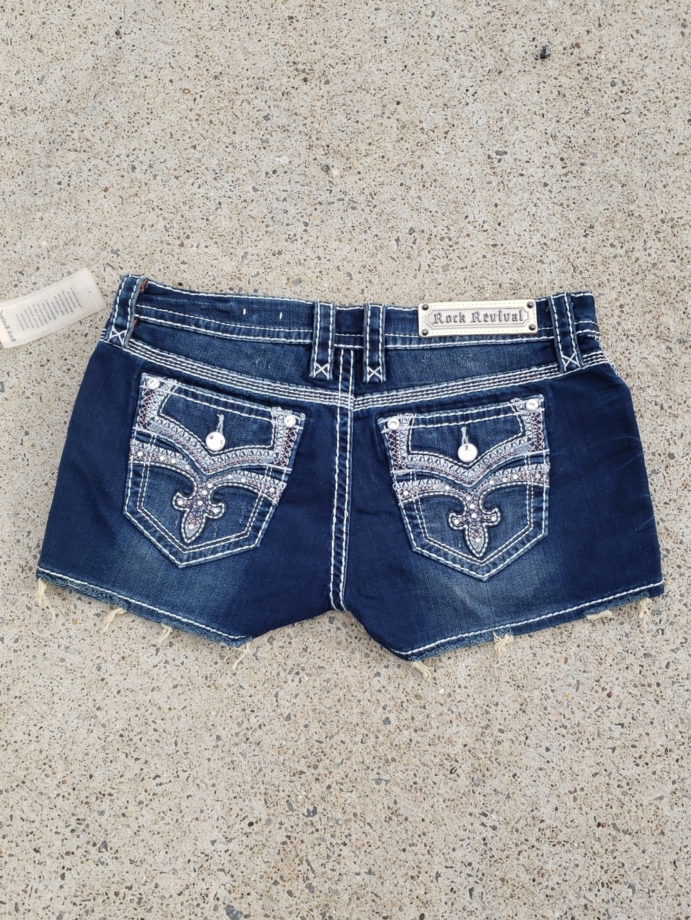 Rock Revival Jean Short Shorts Celinda Size 30 NWT - Picture 4 of 11